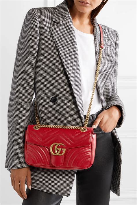 gucci marmont red black|gucci marmont small shoulder bag.